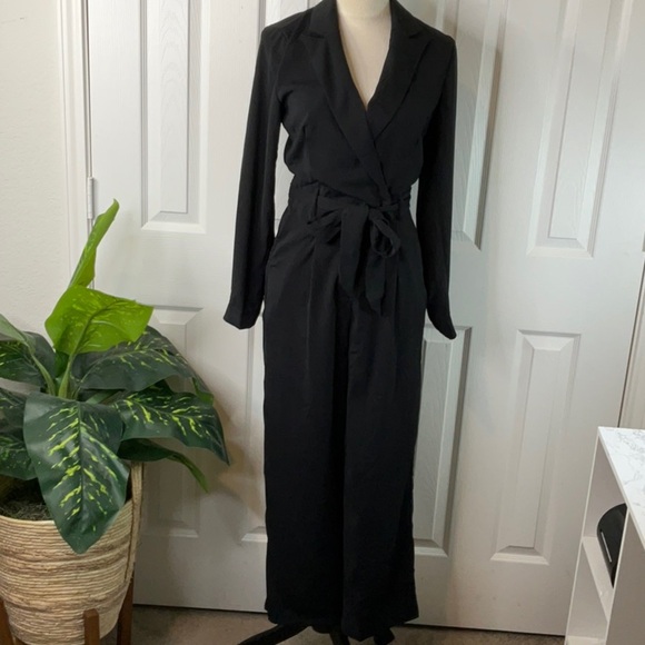 A New Day - Women's Long Sleeve Wrap Front Jumpsuit Size XS - Picture 3 of 16